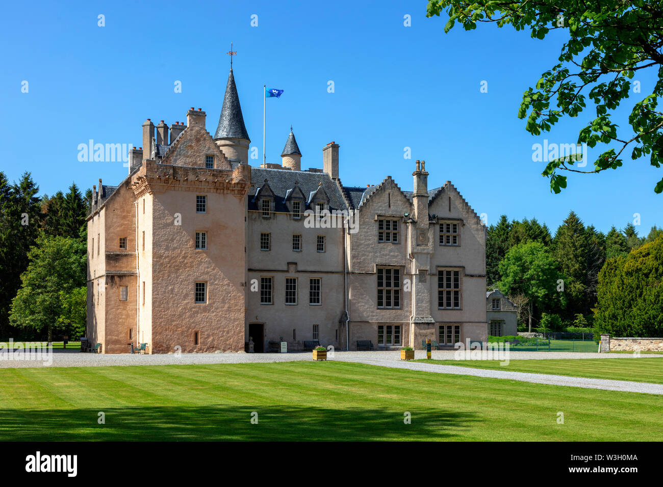 Brodie Castle, Cawdor, near Elgin, Scotland, UK Stock Photo