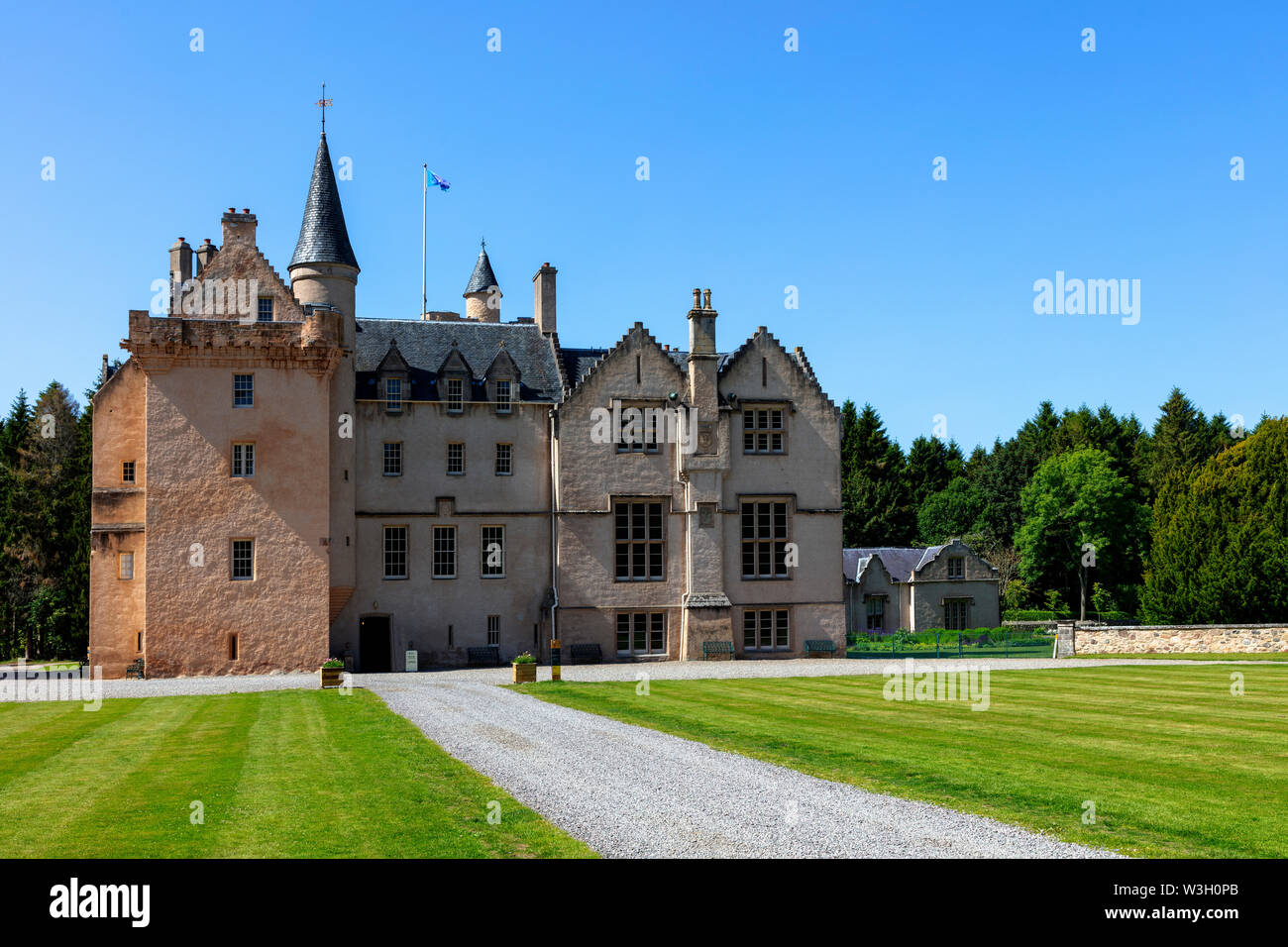 Brodie Castle, Cawdor, near Elgin, Scotland, UK Stock Photo