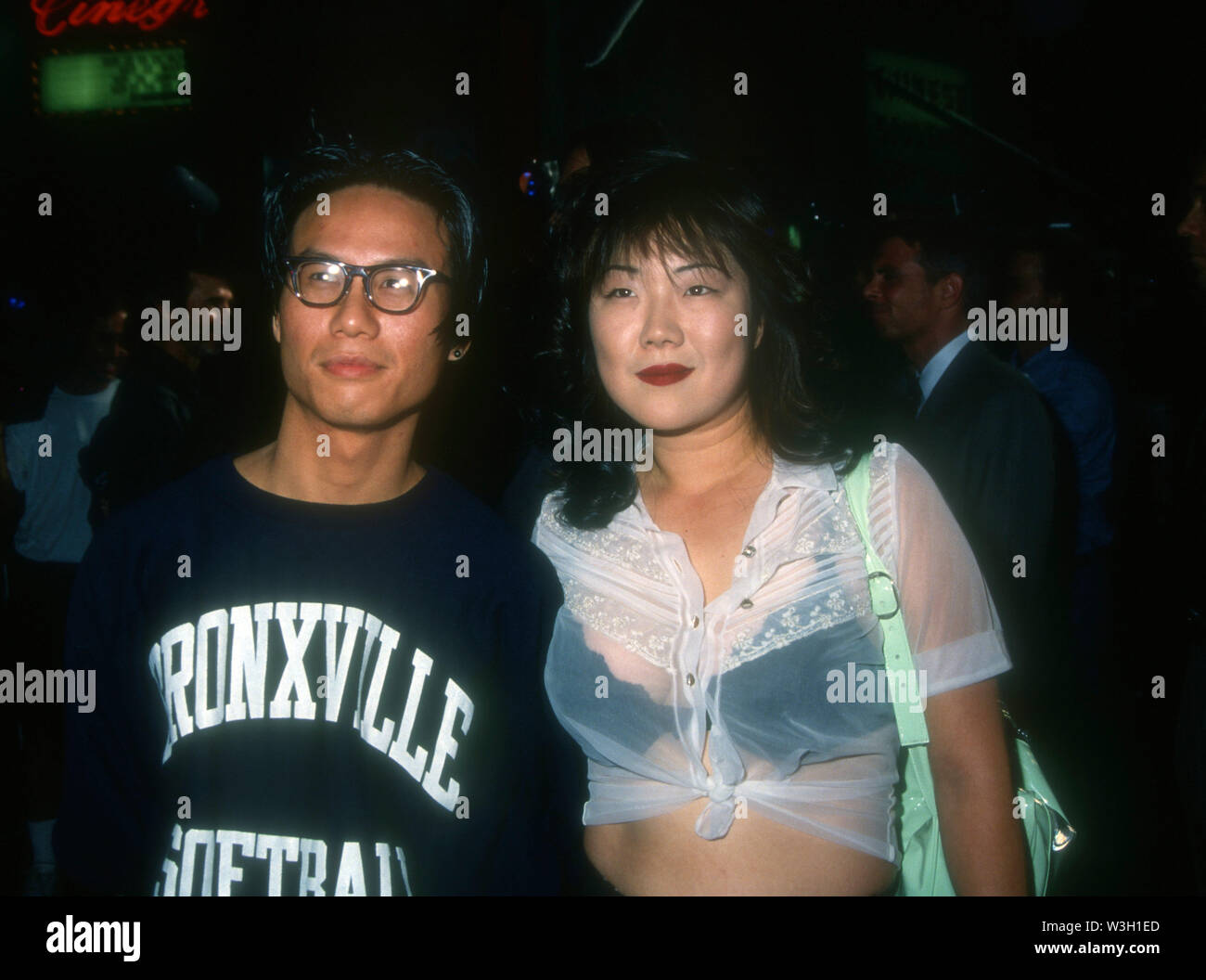Hollywood, California, USA 25th September 1994 Actor BD Wong and comedian Margaret  Cho attend Universal Pictures' 'The River Wild' Premiere on September 25,  1994 at Mann's Chinese Theatre in Hollywood, California, USA.