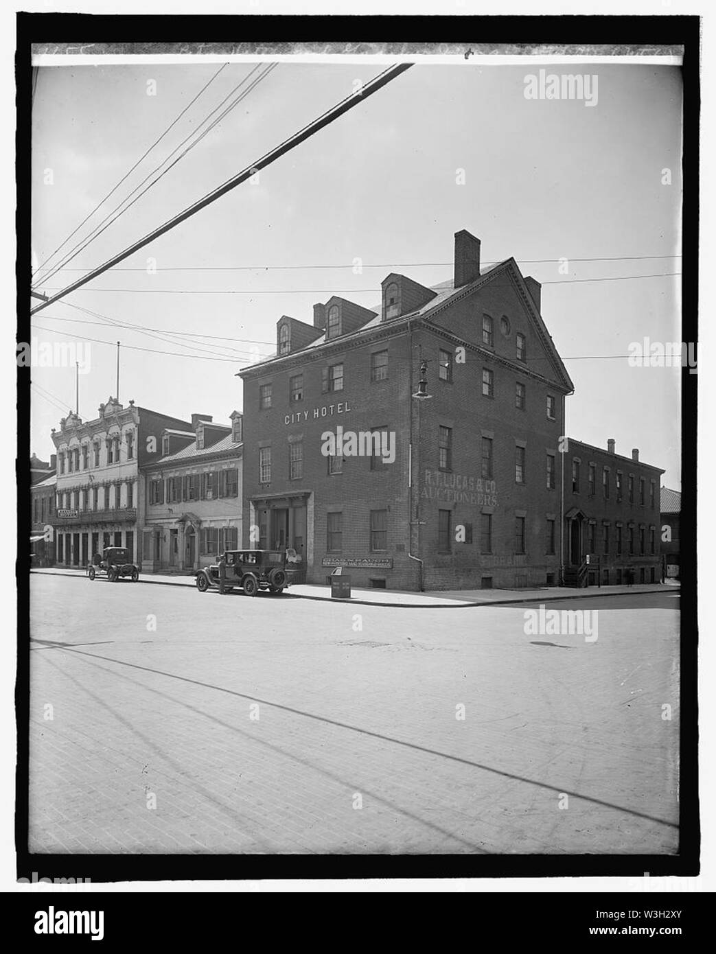 City Hotel and Gadsby's Inn, Alex. (Virginia) (Ford Motor Co.) Stock Photo