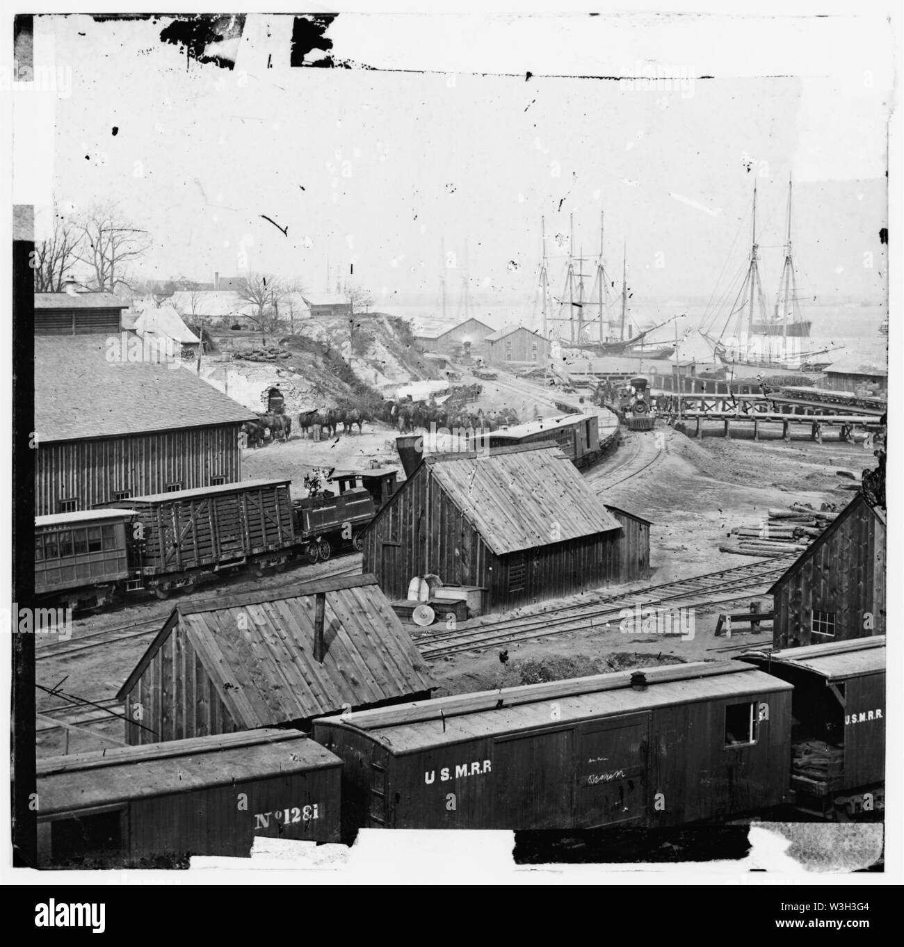 Historical railroad yard hi-res stock photography and images - Alamy