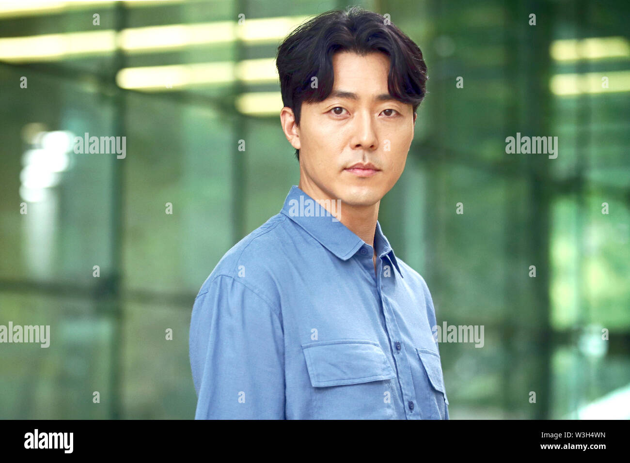 16th July, 2019. 16th July, 2019. S. Korean actor Lee Moo-saeng South  Korean actor Lee Moo-saeng poses for a photo ahead of an interview with  Yonhap in Seoul on July 15, 2019.
