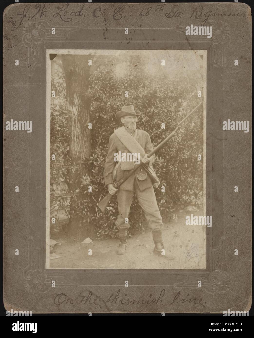 Civil War veteran James W. Lord Stock Photo - Alamy