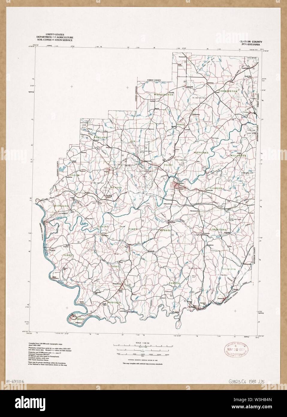 Clarion county pennsylvania history hires stock photography and images