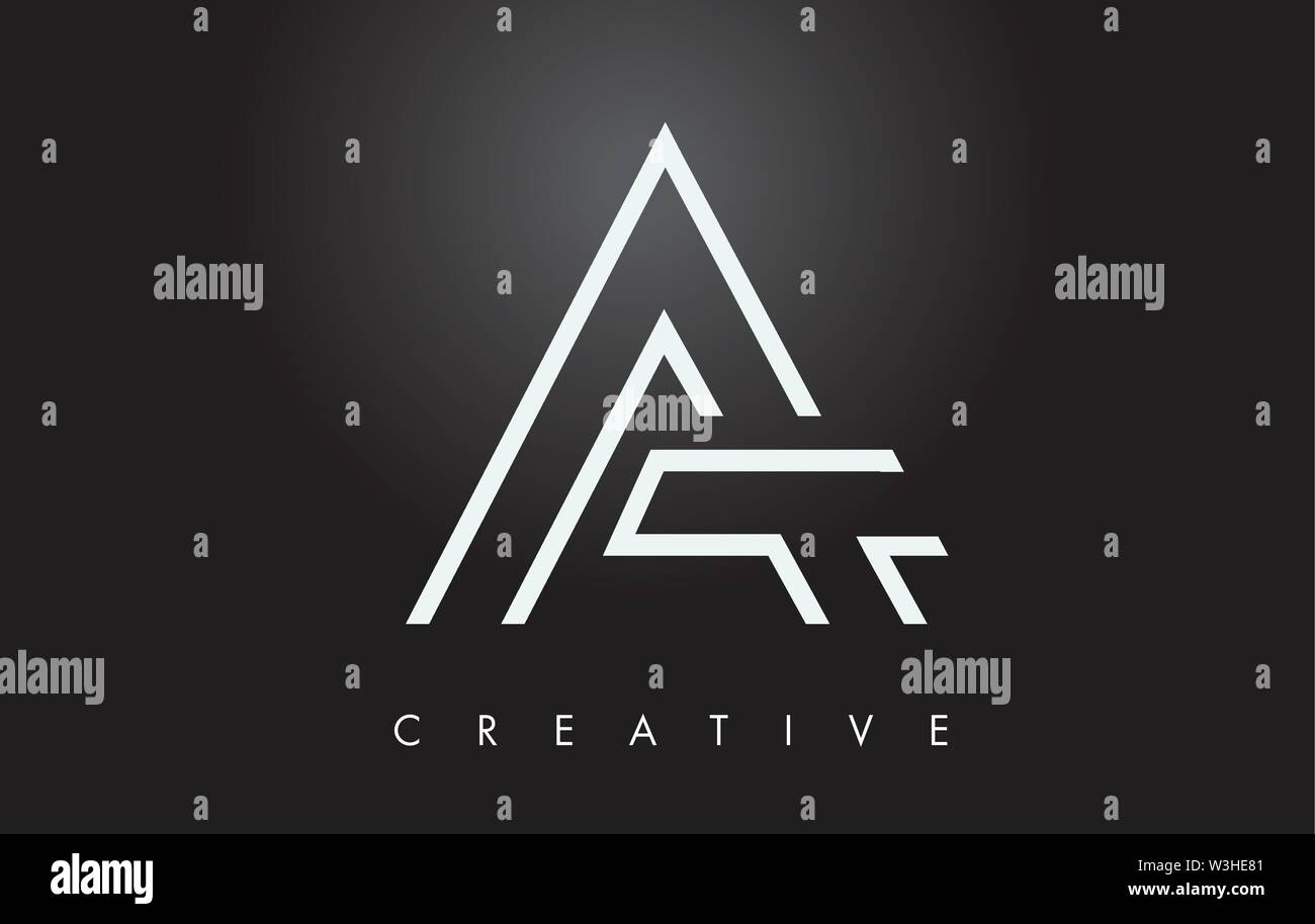 A Letter Monogram Design Logo. Letter A Icon Logo with Modern Monogram