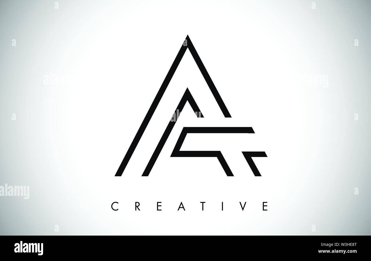A Letter Monogram Design Logo. Letter A Icon Logo with Modern Monogram