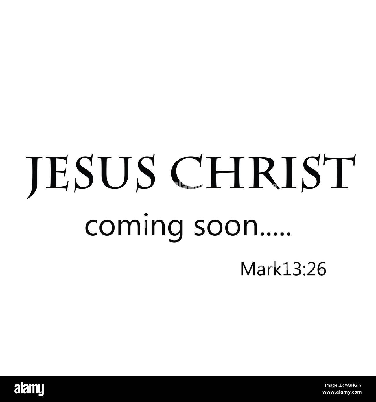 Biblical Phrase, Christian typography for banner, poster, photo overlay