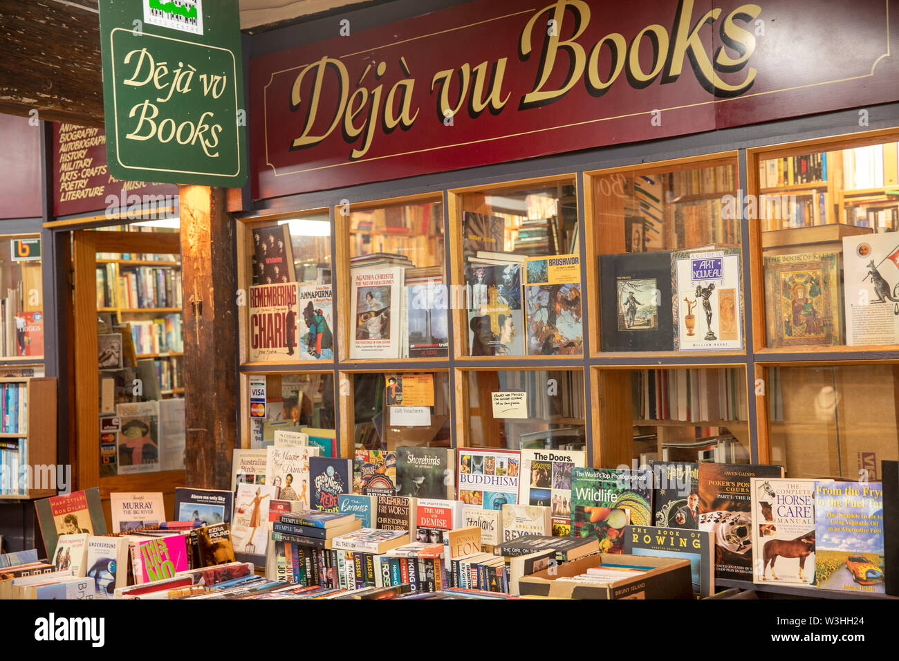 Deja Vu books bookstore in Hobart city centre,Tasmania,Australia Photo Alamy