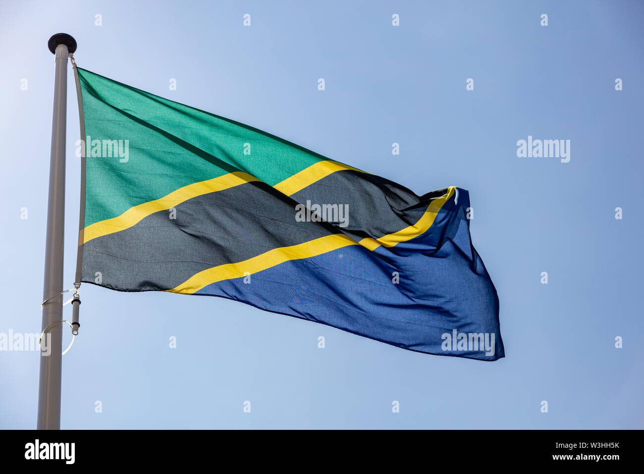 Tanzania flag hi-res stock photography and images - Alamy