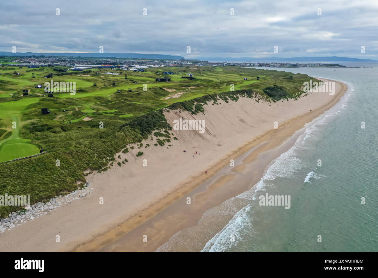 The Open at Royal Portrush Northern Ireland Stock Photo