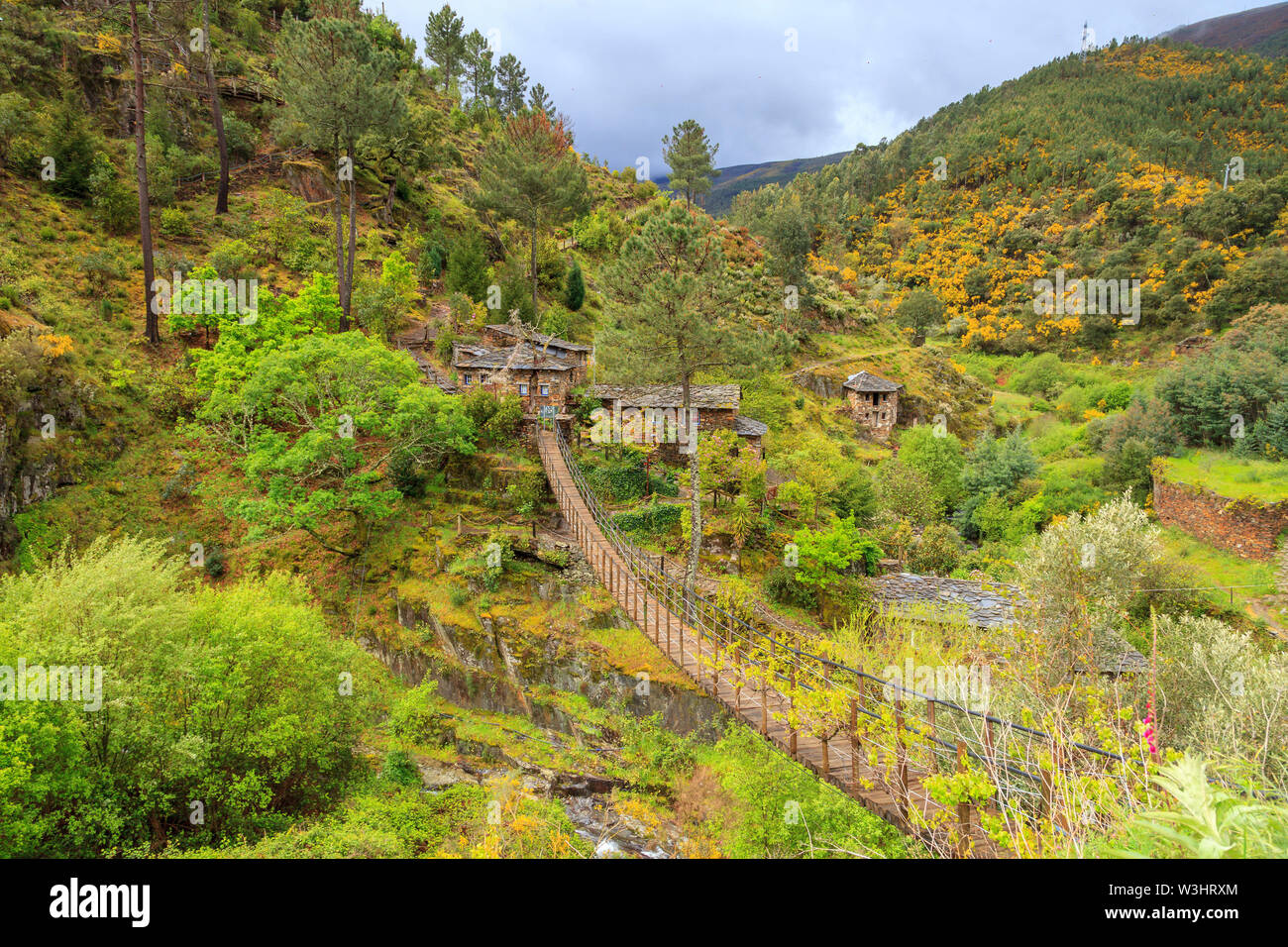 Village of Foz d'Egua (central Portugal) Stock Photo