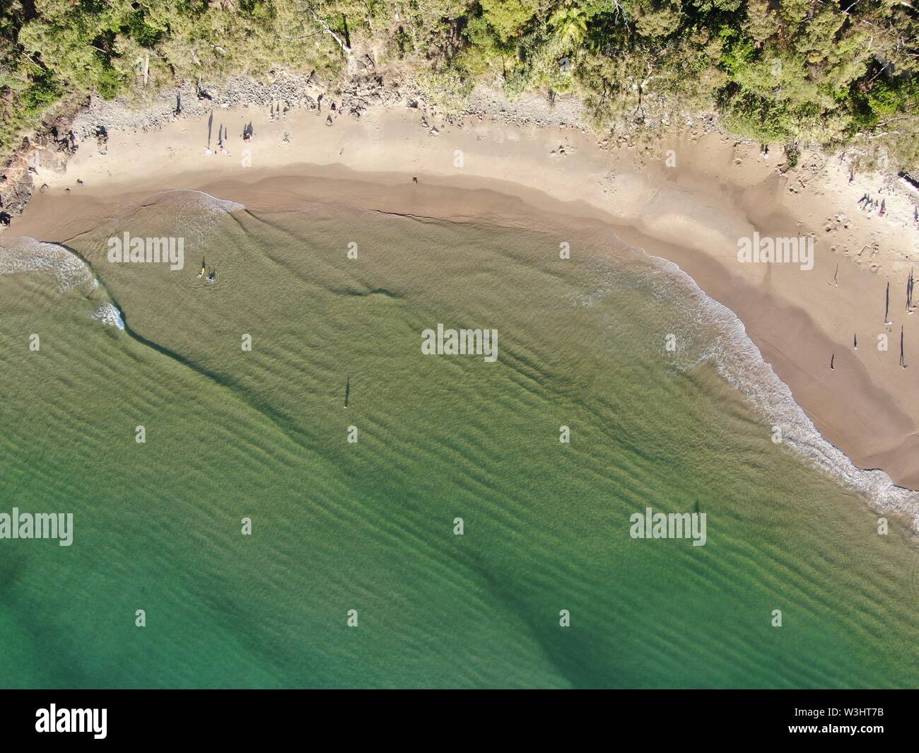 aerial photography picture taken in Noosa on the sunshine coast in Queensland Australia Stock Photo