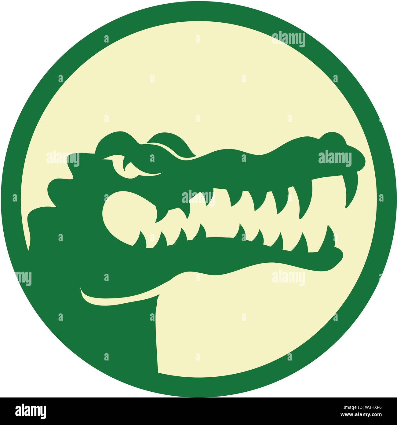 Crocodile logo hi-res stock photography and images - Alamy