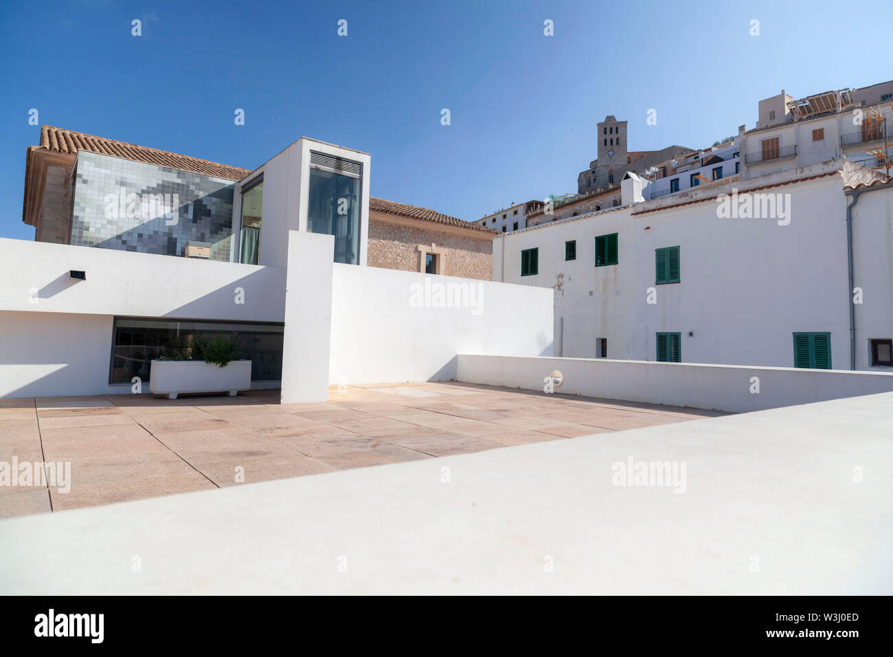 IBIZA,SPAIN-OCTOBER 10,2019: Museum contemporary art in Ibiza, Eivissa, Balearic Islands. Stock Photo