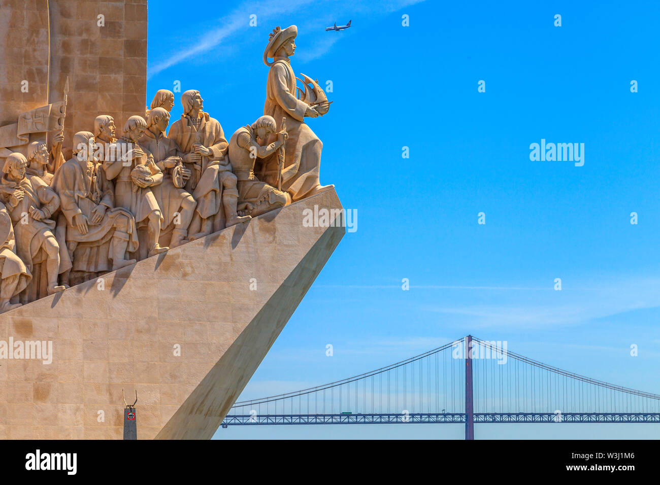 Padrão dos Descobrimentos (Monument to Discoverers), Lisbon Stock Photo