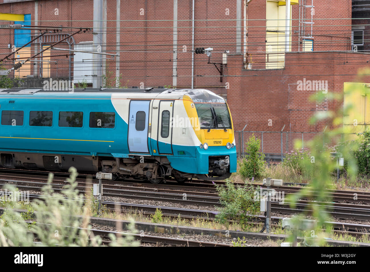 Class 175 Arriva diesel train.  Class 175 Coradia is a type of diesel multiple unit part of the Coradia family of trains Stock Photo