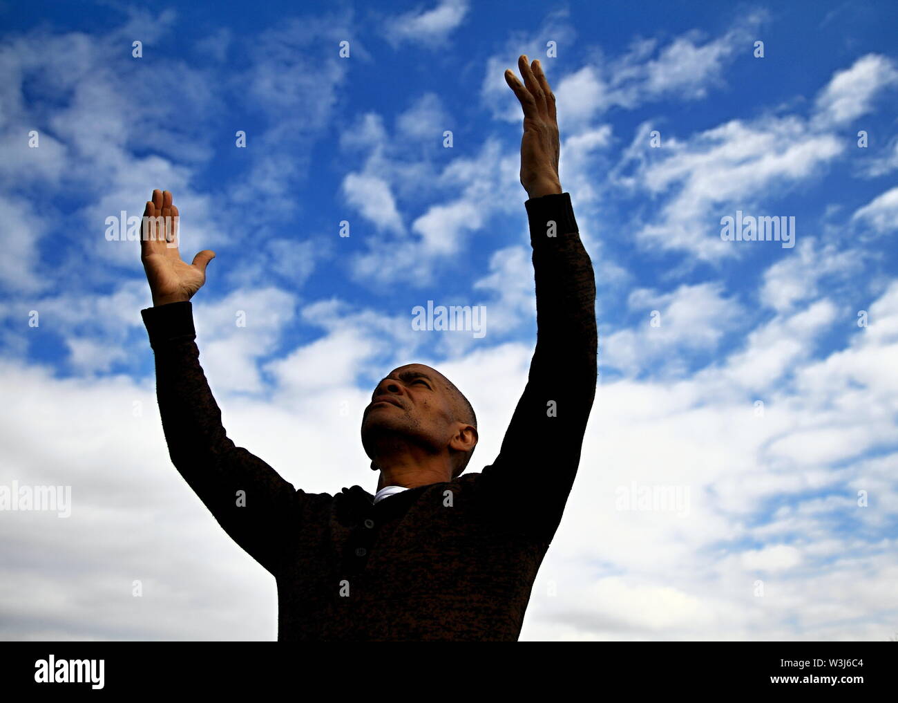 Black Man Praying