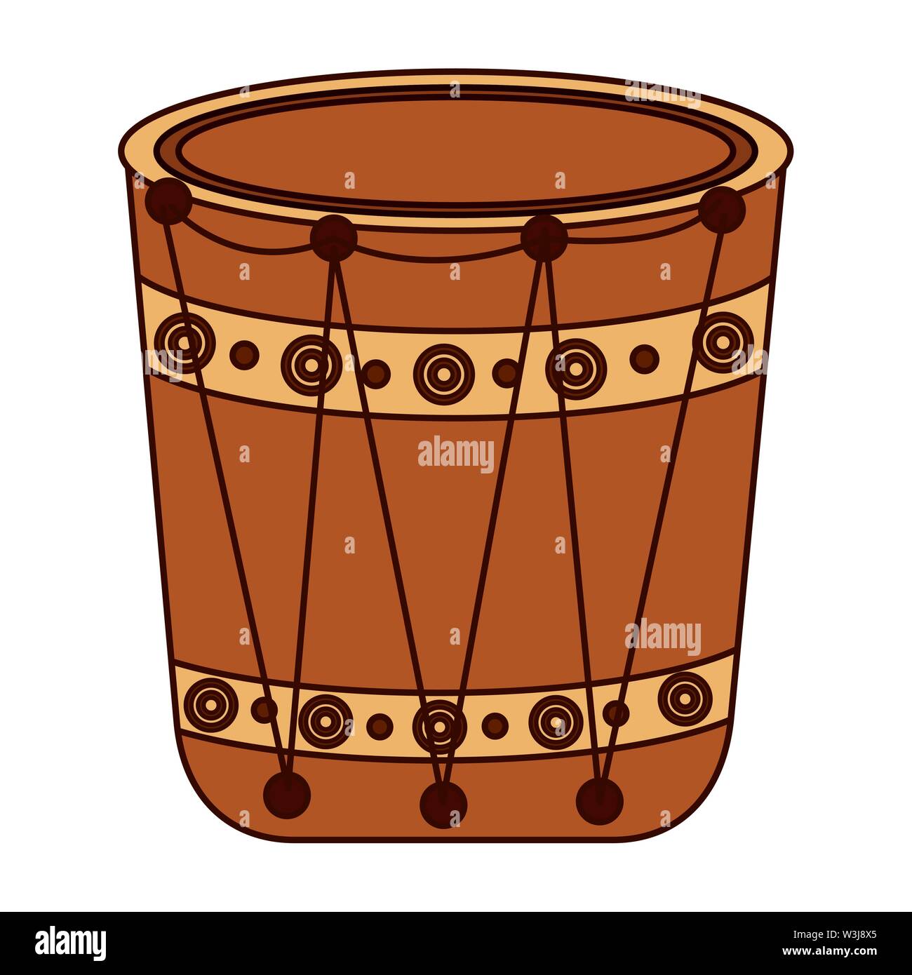indian folk drum instrument icon Stock Vector Image & Art Alamy