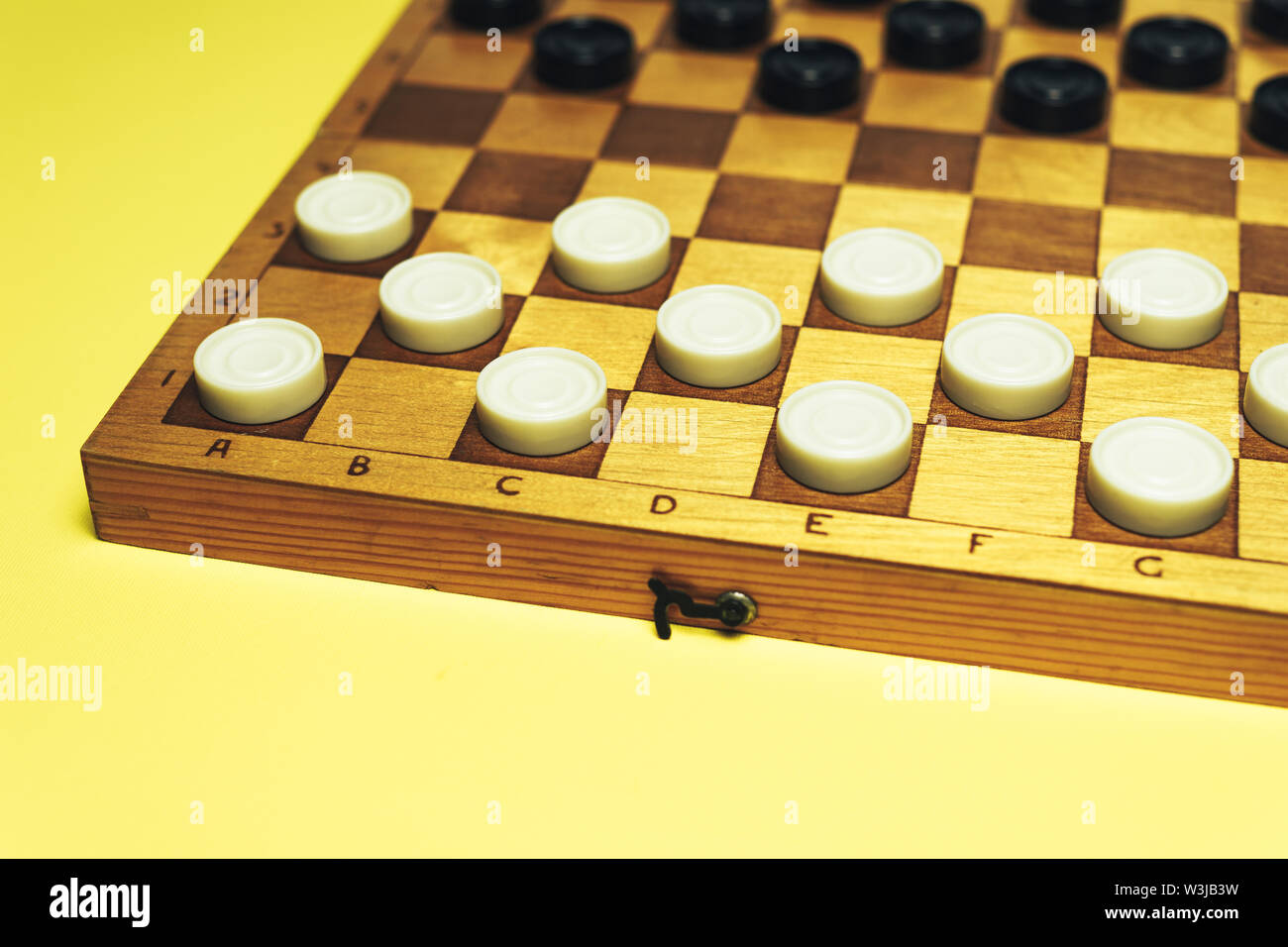 Board game checkers symbol strategy hi-res stock photography and images ...