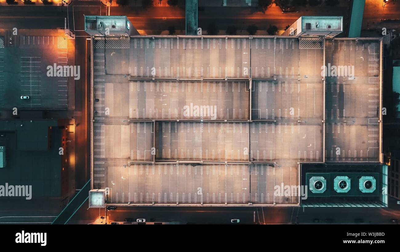 Overhead shot building parking lot hi-res stock photography and images ...