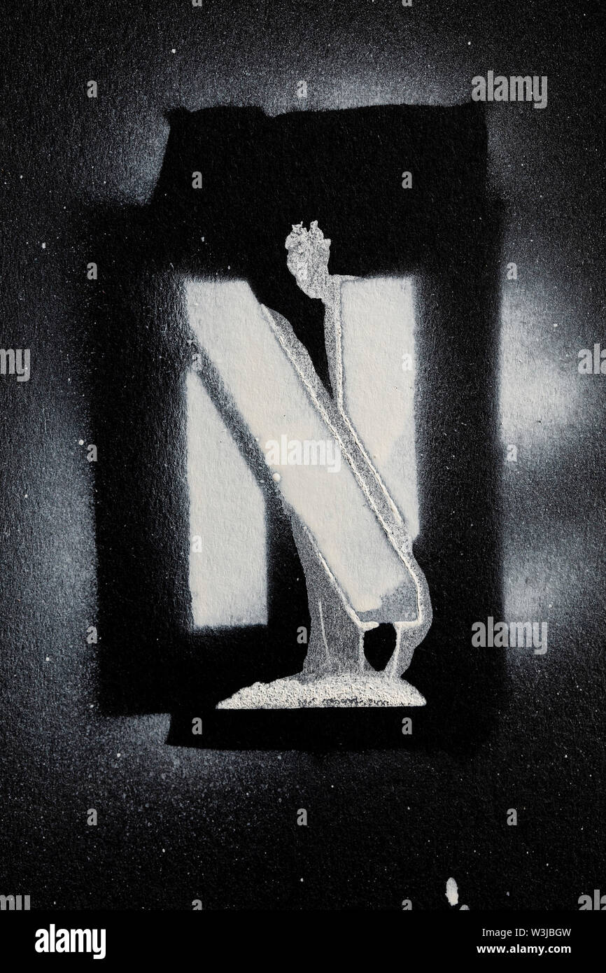 Spray paint alphabet hi-res stock photography and images - Alamy