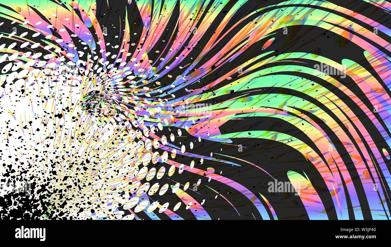 Colourful grunge abstract background, rainbow gradient, vector Stock Vector