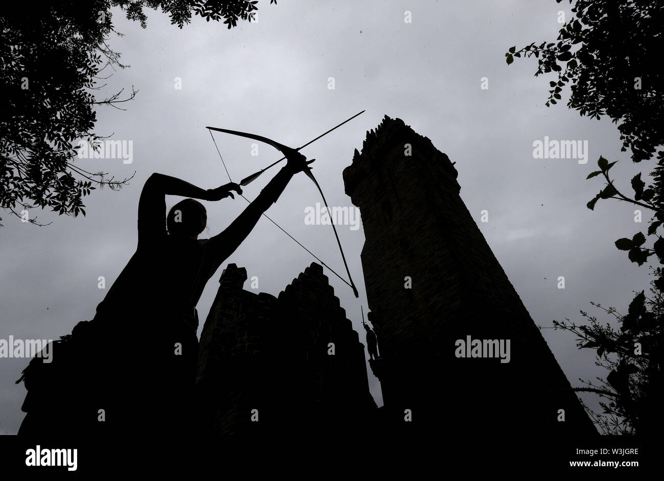 Laura Jamiesion from Braveheart Archery during an archery demonstration