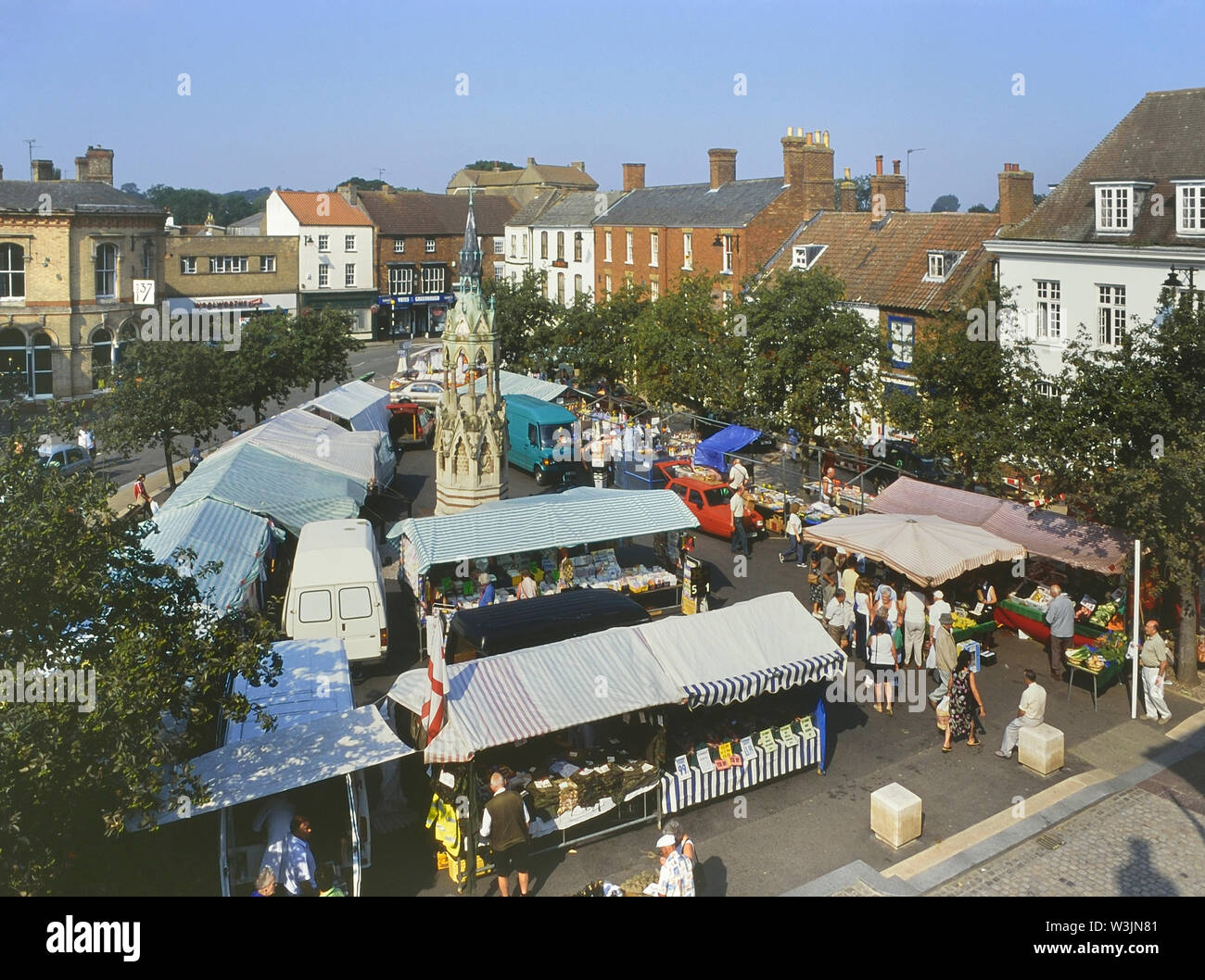 Market day, Horncastle, Lincolnshire, England, UK Stock Photo Alamy