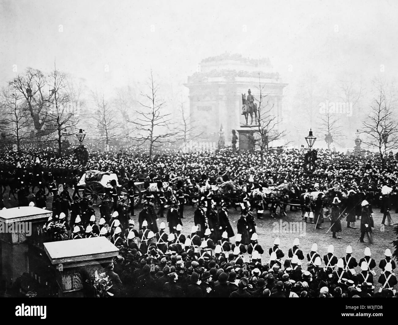 Funeral of Queen Victoria Stock Photo