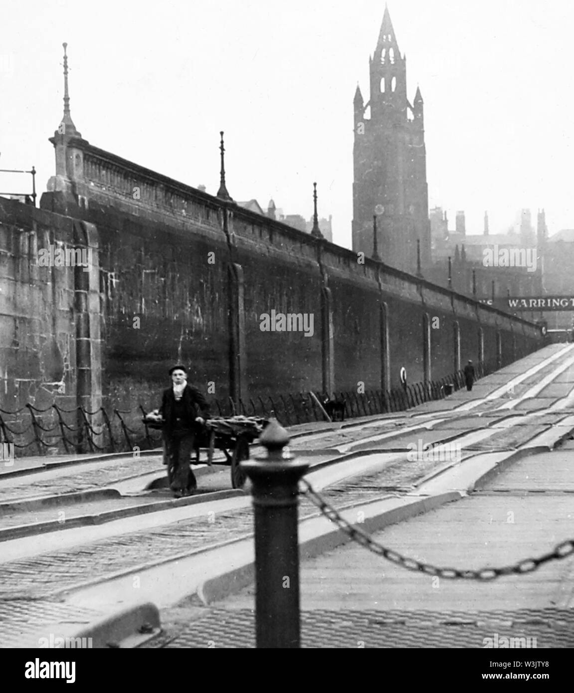 Floating road, Liverpool docks Stock Photo