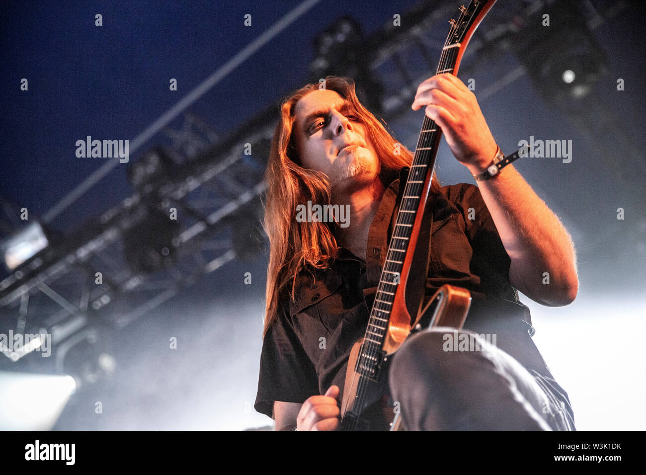Oslo, Norway - June 27, 2019. The Norwegian black metal band Satyricon performs a live concert during the Norwegian music festival Tons of Rock 2019 in Oslo. (Photo credit: Gonzales Photo - Terje Dokken). Stock Photo