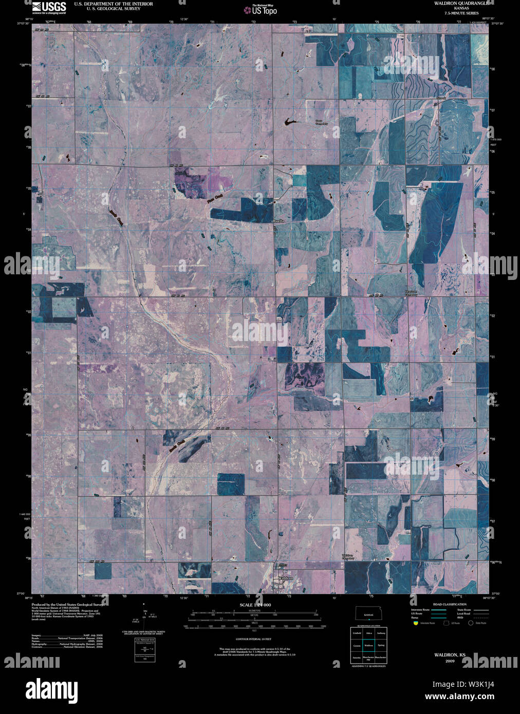 Map of waldron hires stock photography and images Alamy