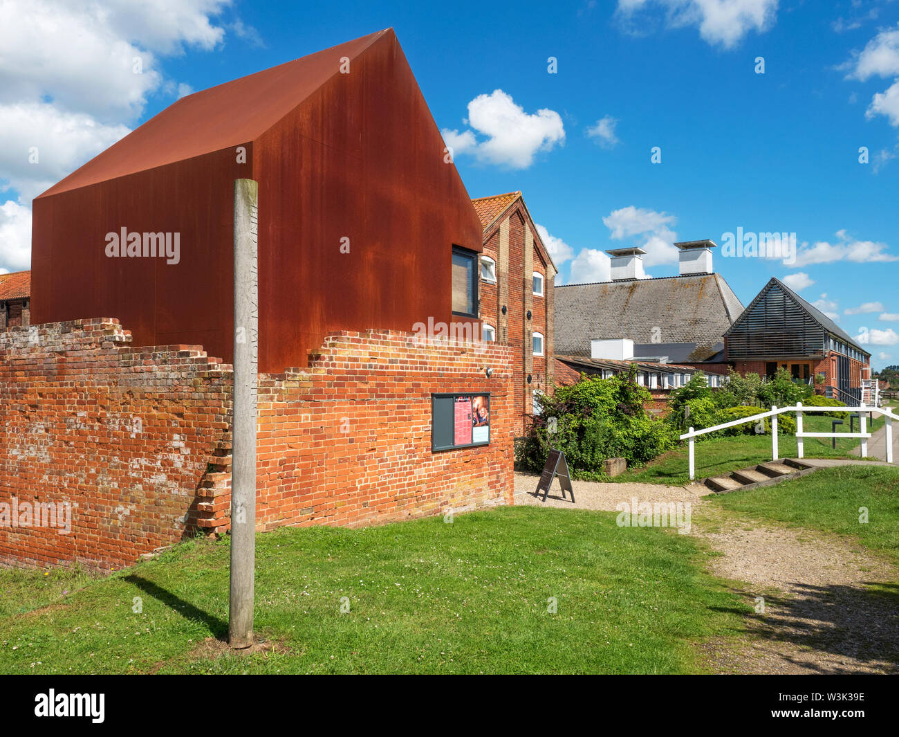 Snape Maltings Concert Hall Snape Maltings Suffolk England Stock Photo