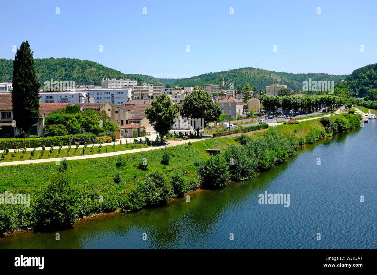 cahors, lot valley, france Stock Photo Alamy
