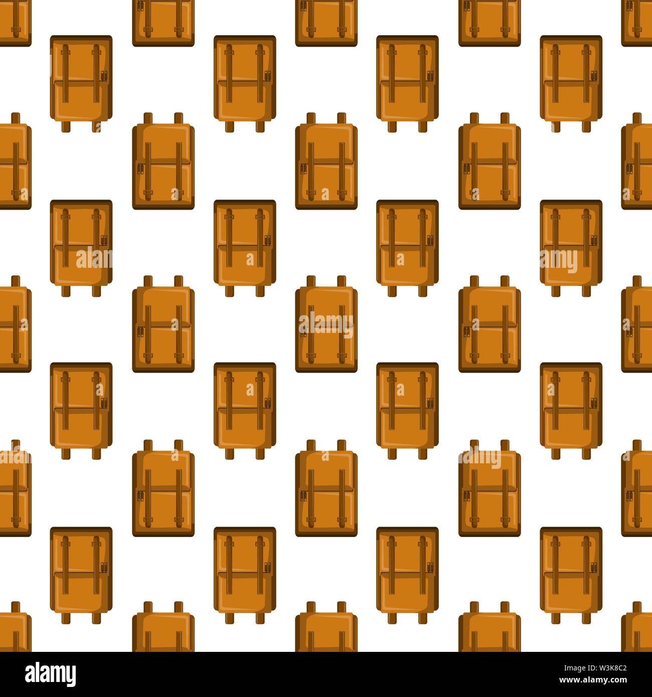 Seamless Pattern with Colorful School Rucksacks Vector Stock Vector