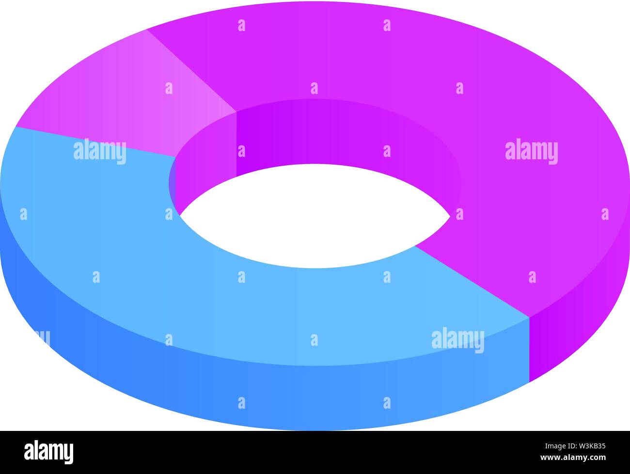 Infographic isometric vector elements 3d pie graph hi-res stock ...