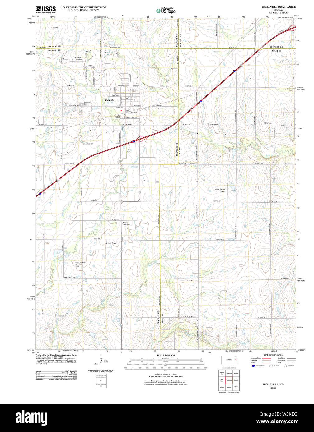 Map of wellsville hires stock photography and images Alamy