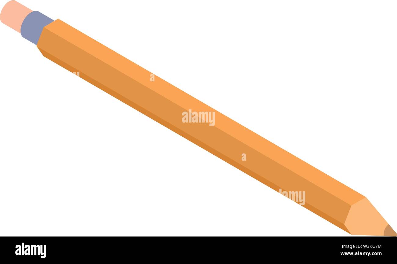 Office pencil icon, isometric style Stock Vector Image & Art - Alamy