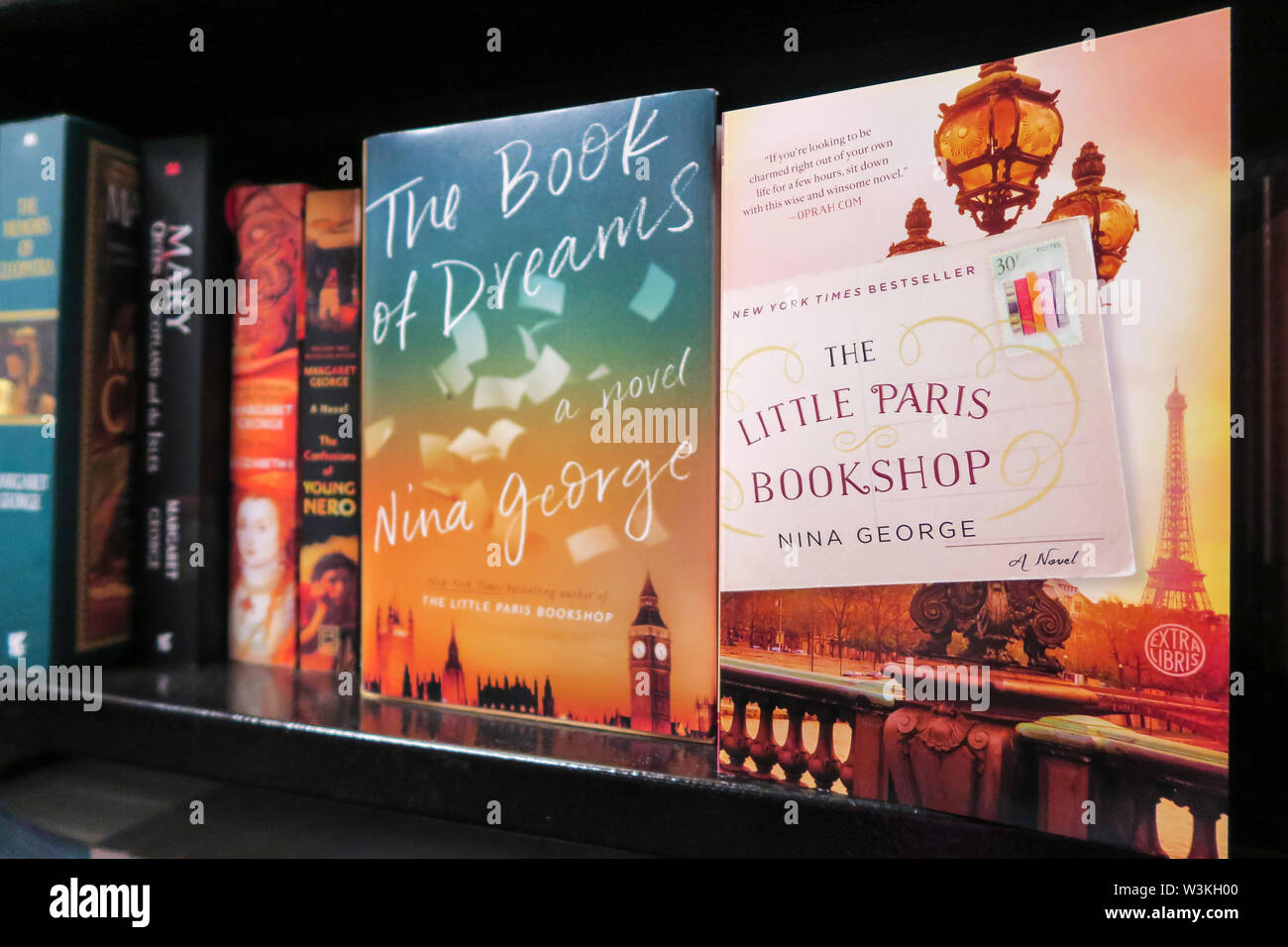 Barnes & Noble Booksellers Book Display, NYC, USA Stock Photo