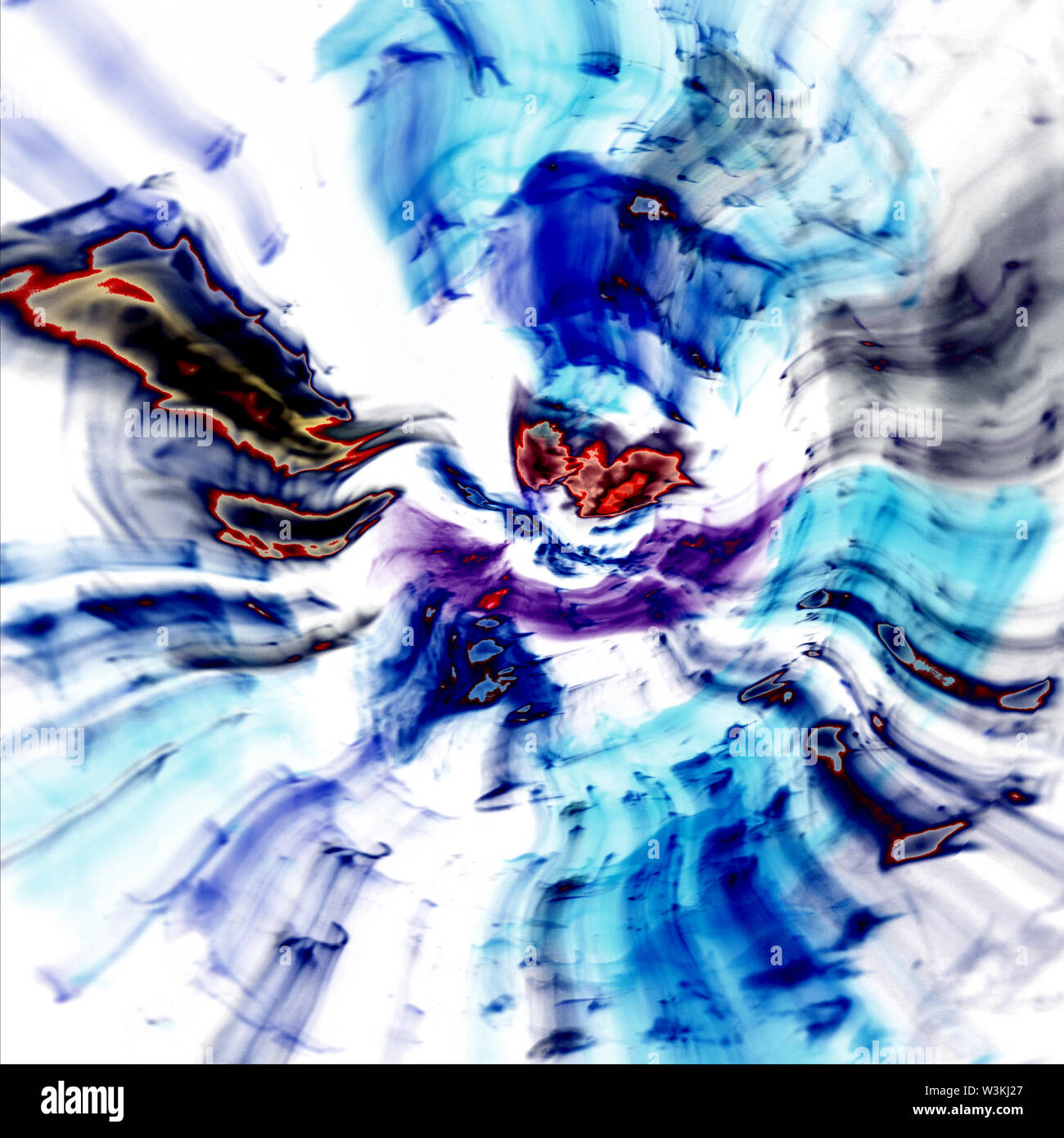 Digital art, abstract 3D objects with soft lighting, Germany Stock ...