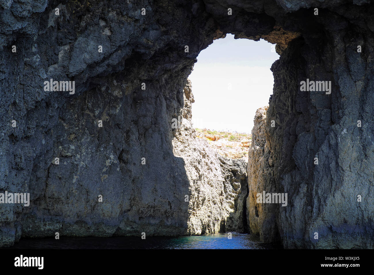 the blue lagoon in malta Stock Photo