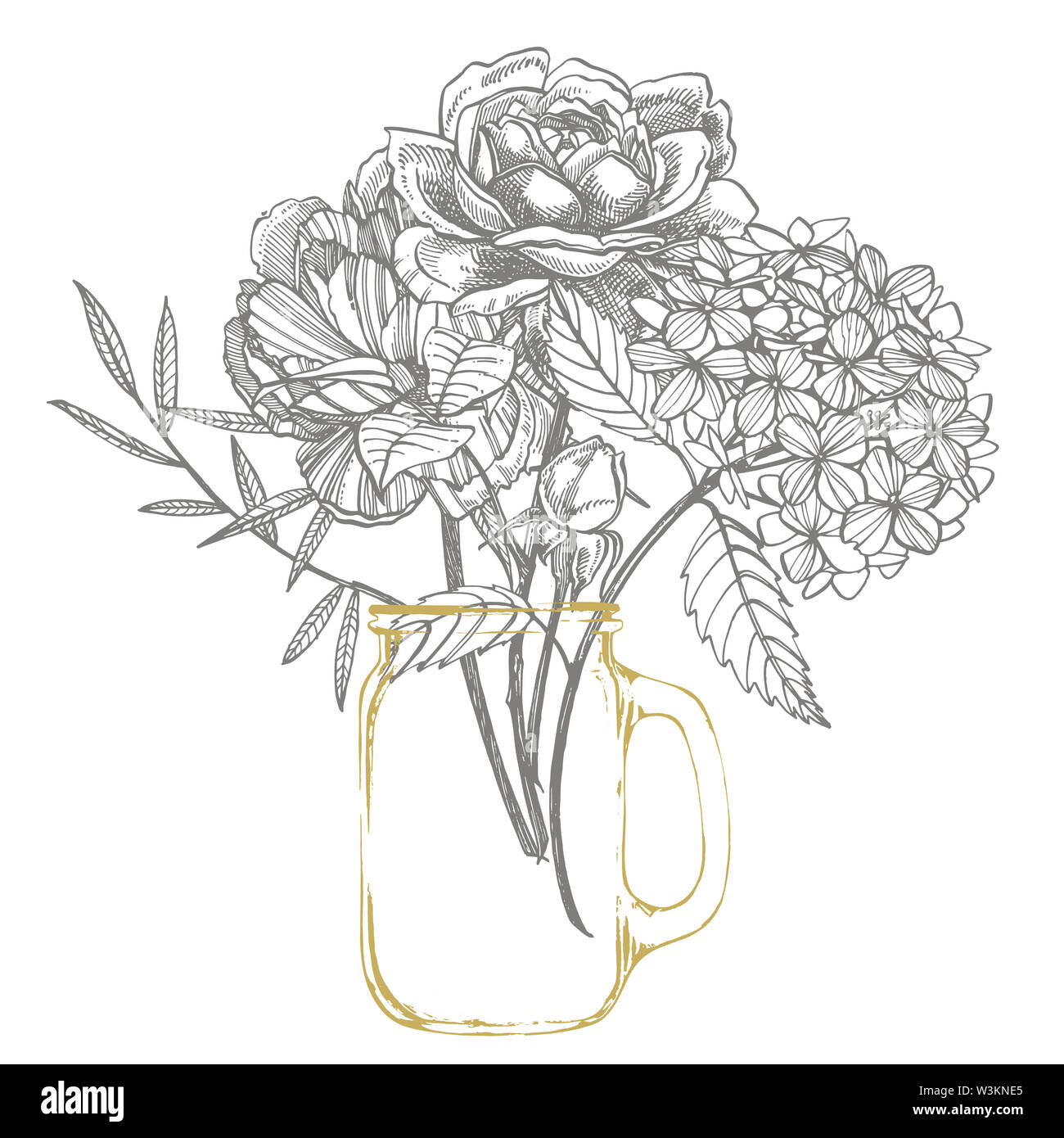 Page 11 Single Hydrangea Flower High Resolution Stock Photography And Images Alamy