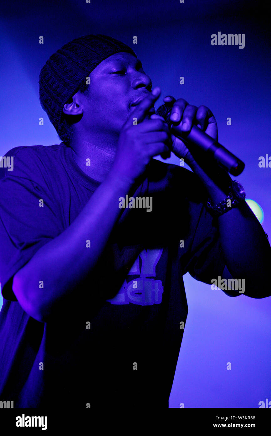 Rodney Smith AKA Roots Manuva on stage Stock Photo - Alamy