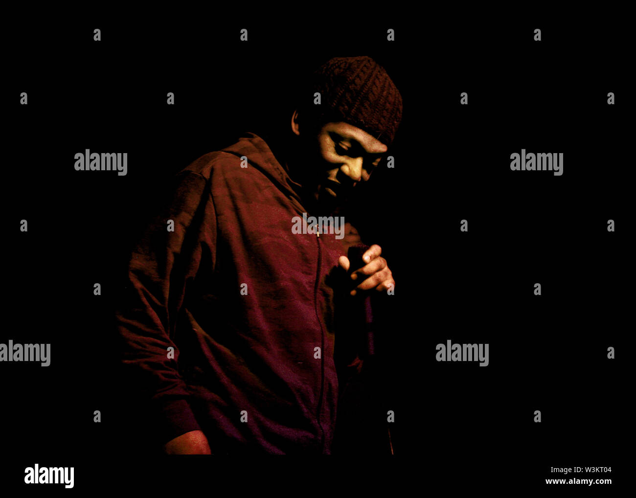 Rodney Smith AKA Roots Manuva on stage Stock Photo