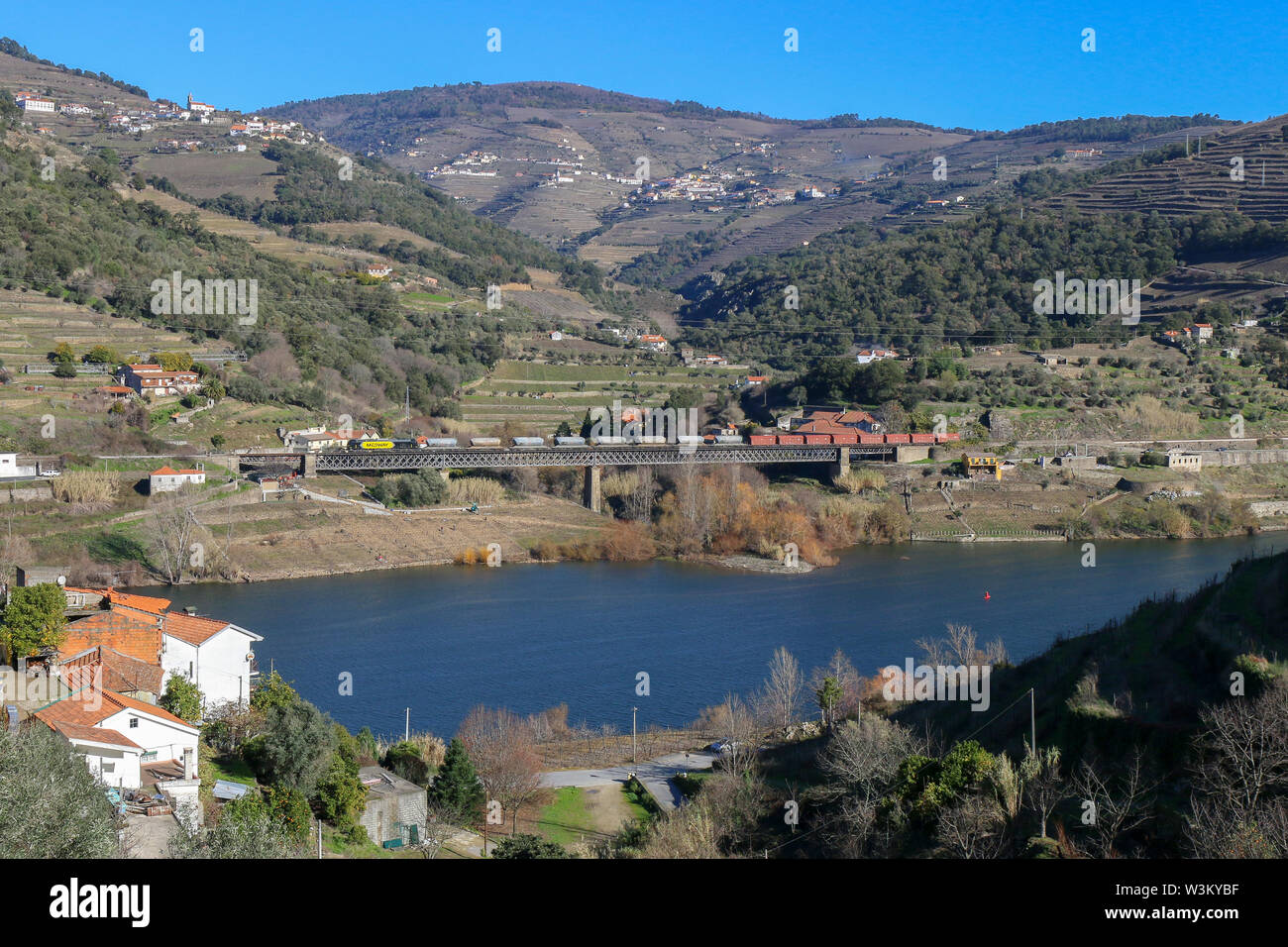 Medway in the Douro valley Stock Photo