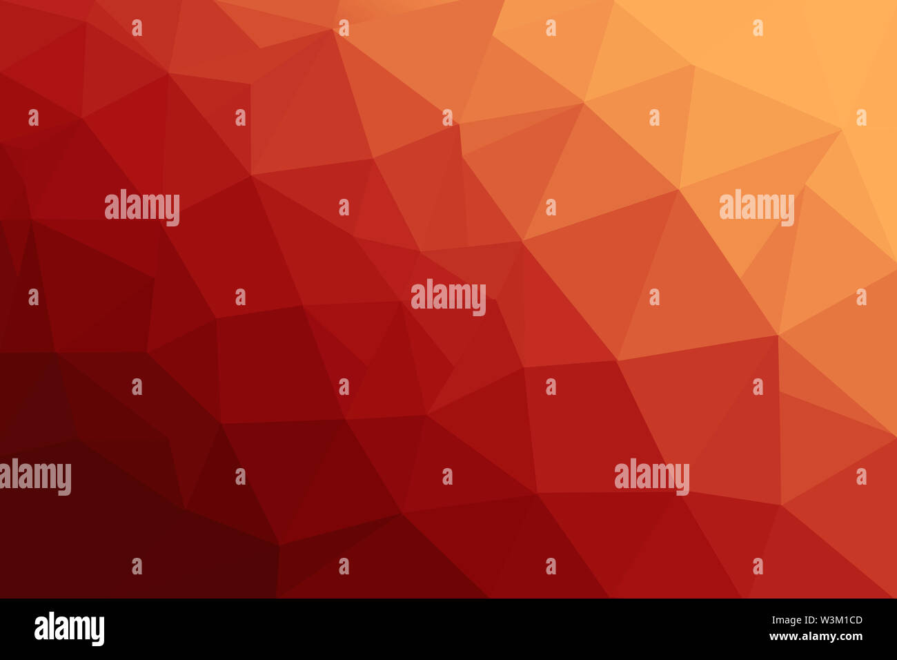 Abstract polygonal mosaic background. Multicolor low poly gradient background. Crystal polygon background. Red polygon background. Stock Photo