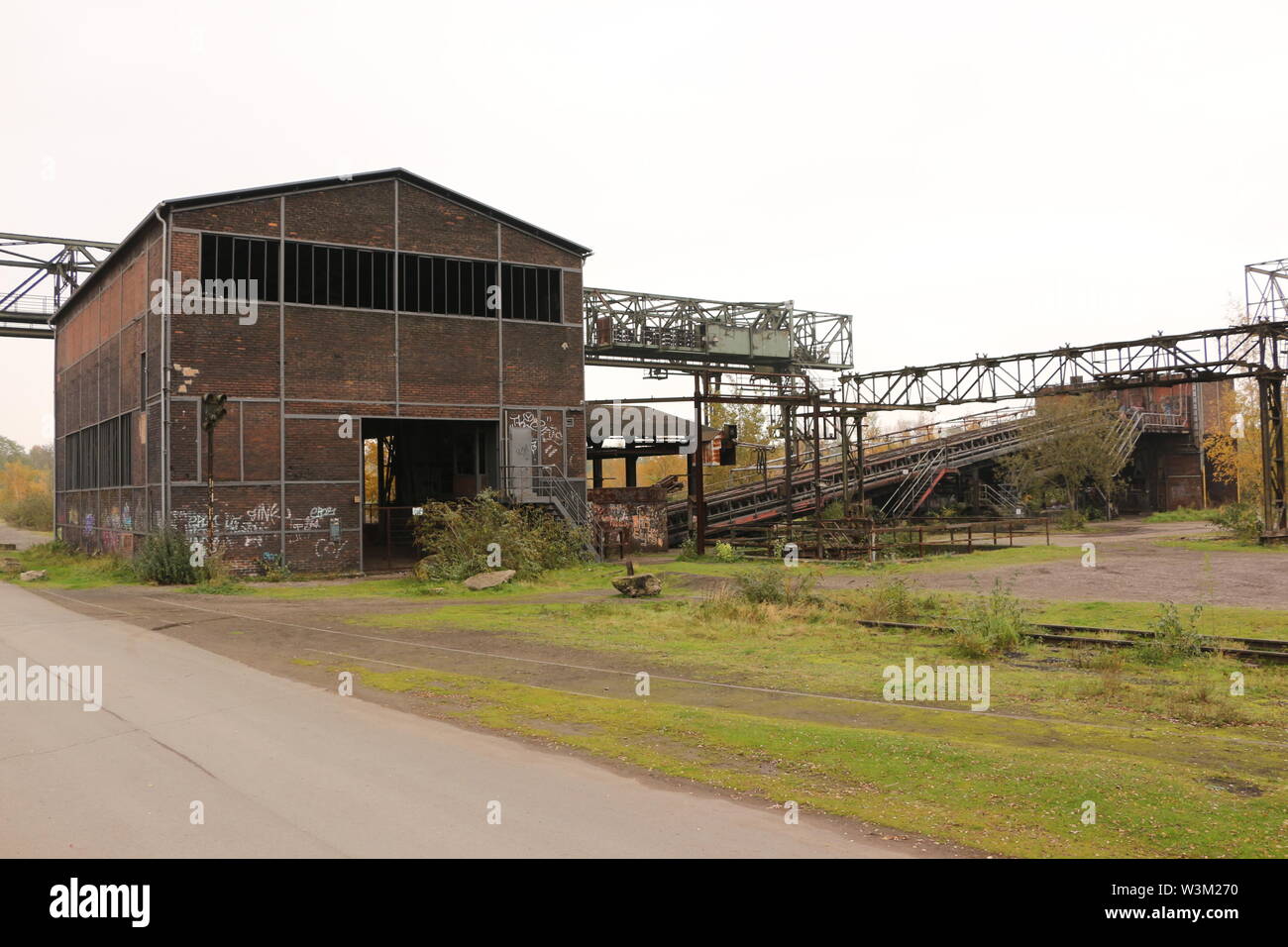 Altes Stahlwerk im Landschaftspark Duisburg Nord Stock Photo