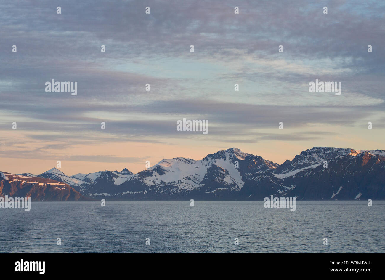 The land of the midnight sun, Norway, Arctic circle Stock Photo Alamy