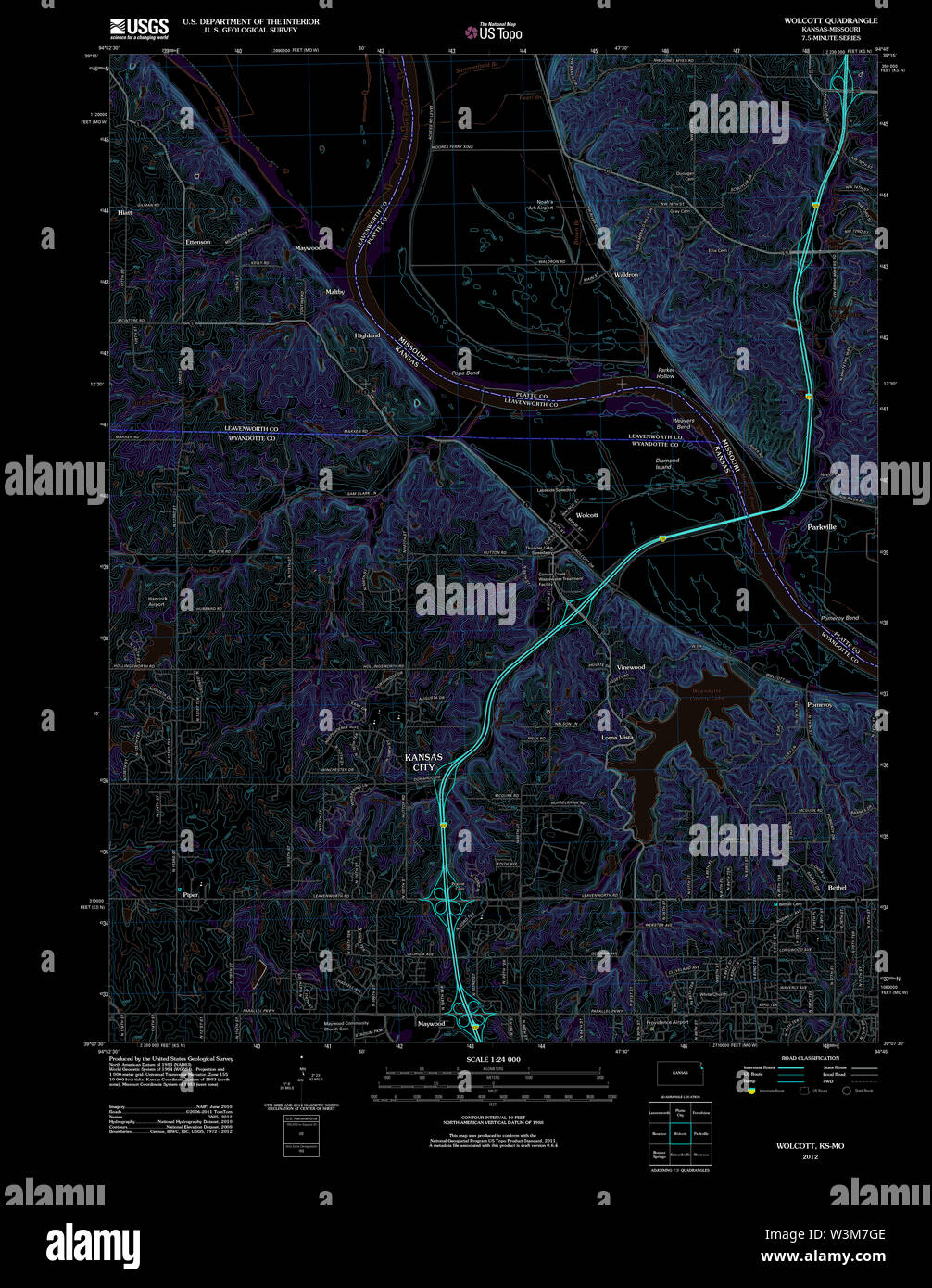 Map of wolcott hires stock photography and images Alamy