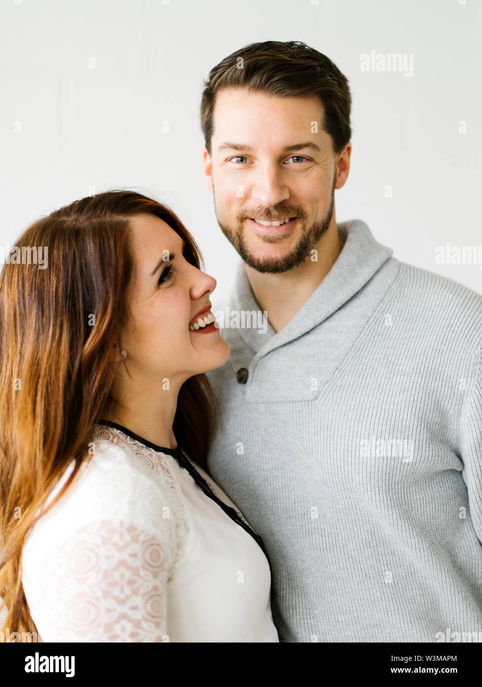 Smiling mid adult couple Stock Photo